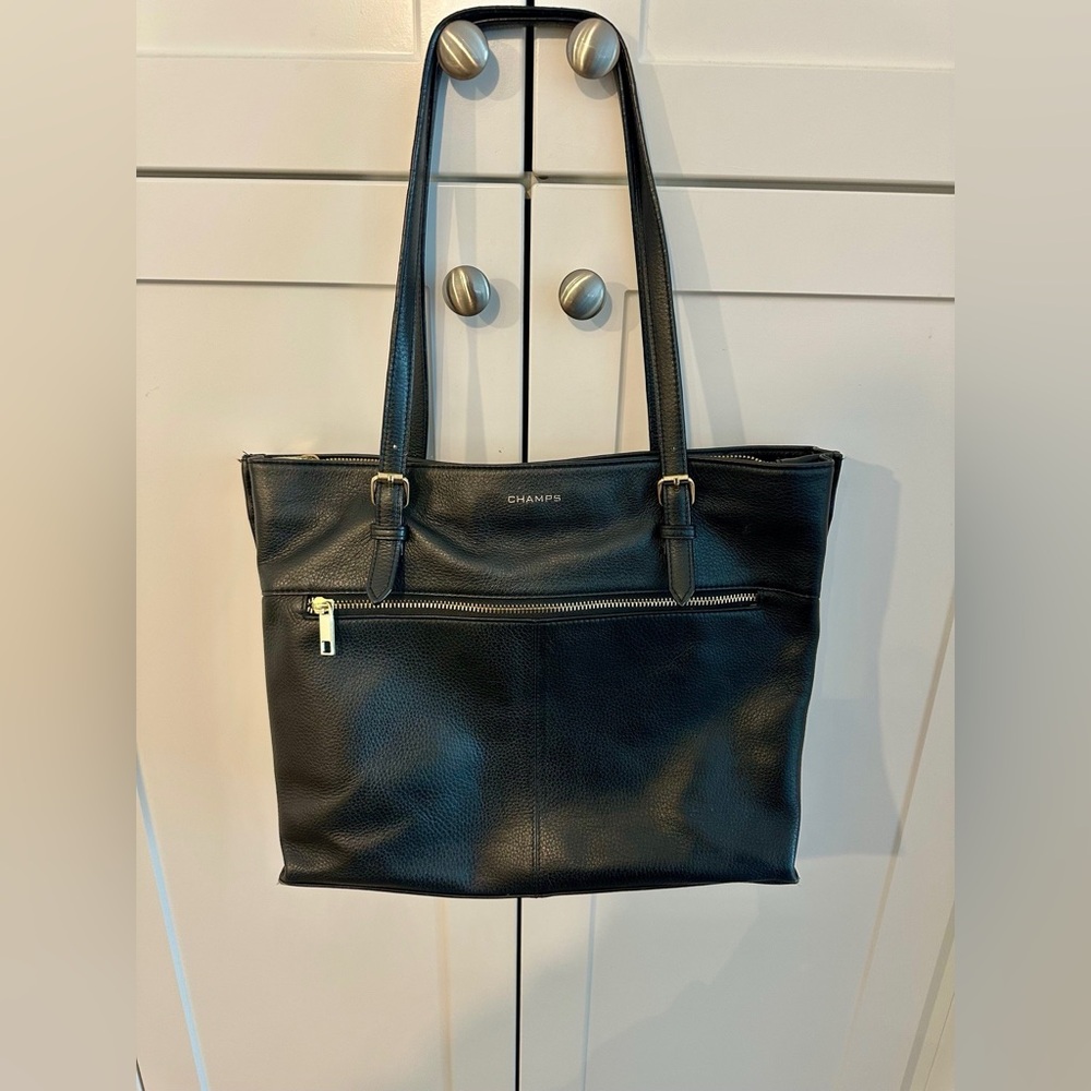 CHAMPS - "GALA COLLECTION" - LEATHER TOTE BAG - Pre-owned